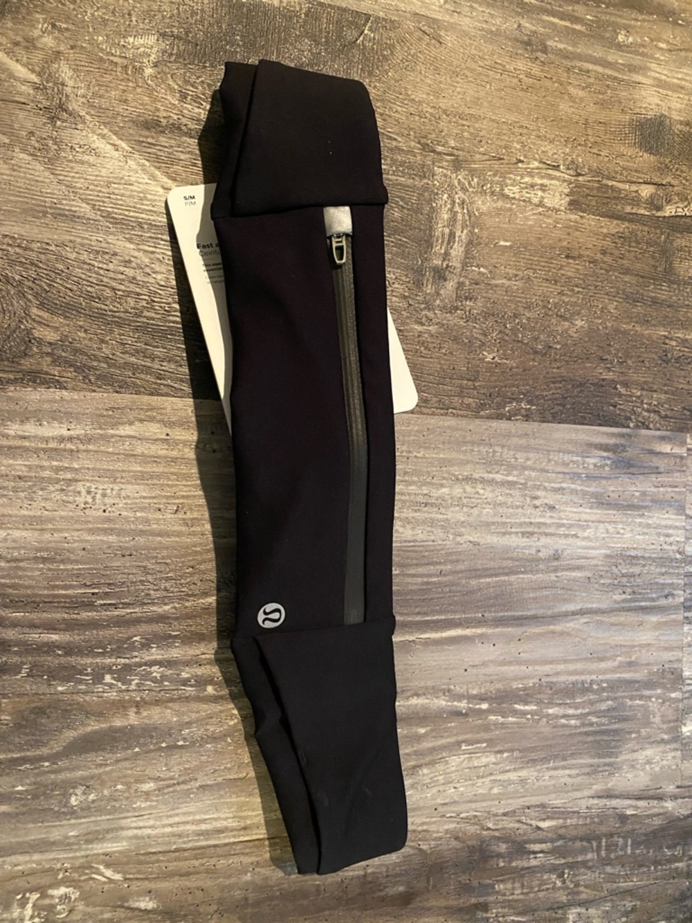 Lululemon Black Fast and Free Run Belt. Size S/M.